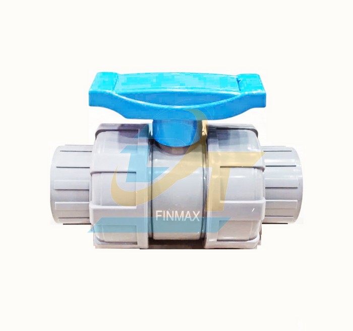 Van nhựa PVC 2 đầu rắc co Finmax phi 21  FINMAX | Giá rẻ nhất - Công Ty TNHH Thương Mại Dịch Vụ Đạt Tâm