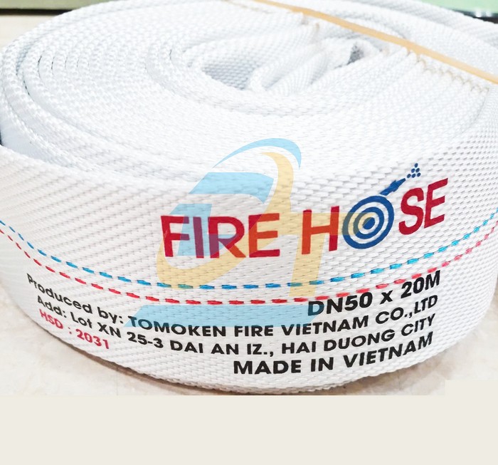 Cuộn vòi chữa cháy 16bar Tomoken DN50x20m  TOMOKEN | Giá rẻ nhất - Công Ty TNHH Thương Mại Dịch Vụ Đạt Tâm