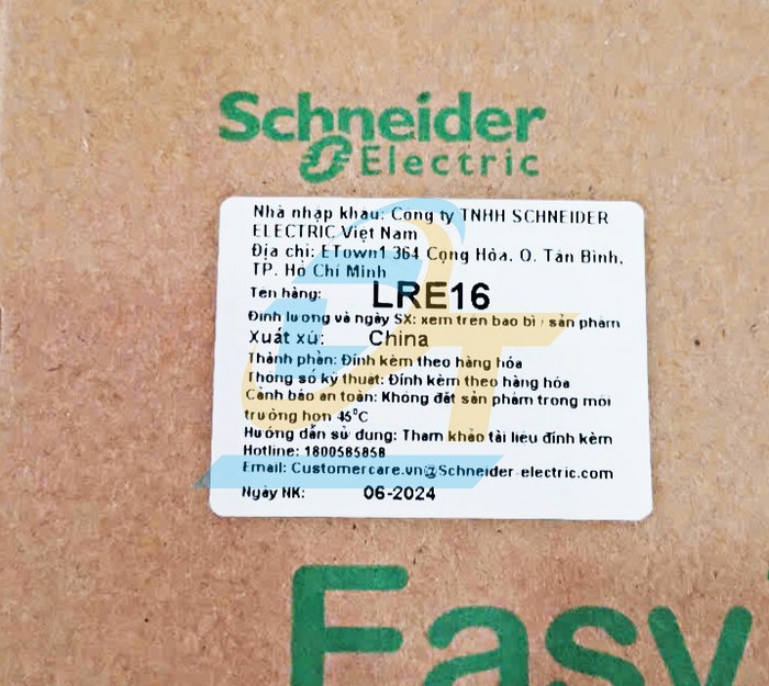 Relay nhiệt 9-13A Schneider LRE16  SCHNEIDER | Giá rẻ nhất - Công Ty TNHH Thương Mại Dịch Vụ Đạt Tâm