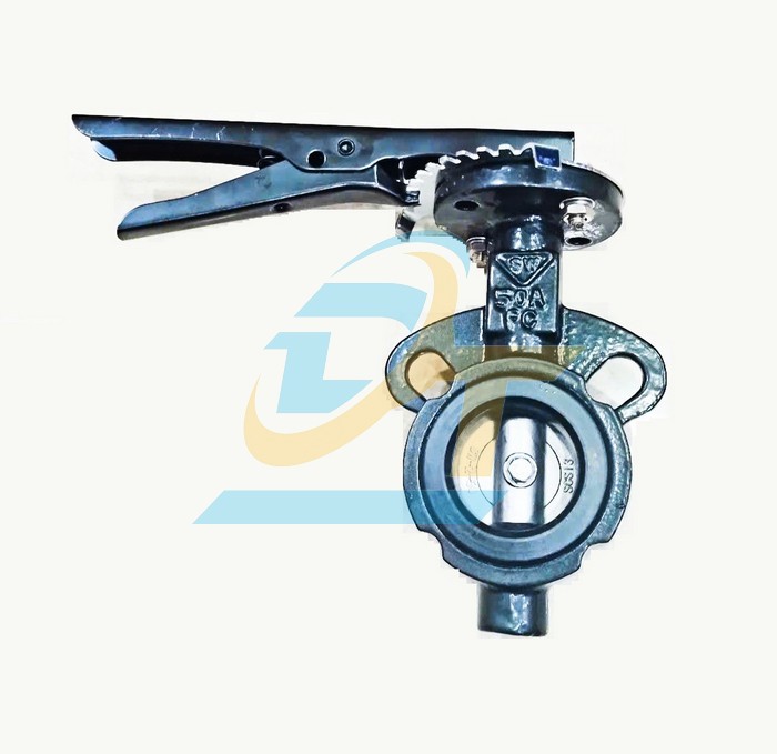 Van bướm tay gạt thân gang cánh inox PN10 DN50 SW-2-50  VietNam | Giá rẻ nhất - Công Ty TNHH Thương Mại Dịch Vụ Đạt Tâm