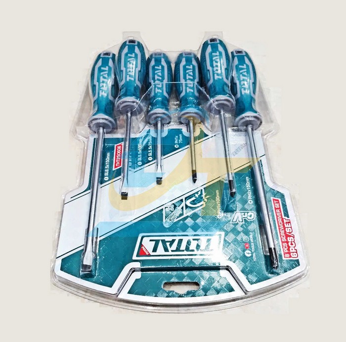 Bộ tua vít dẹp và bake 6 chi tiết Total THT250606 THT250606 Total | Giá rẻ nhất - Công Ty TNHH Thương Mại Dịch Vụ Đạt Tâm