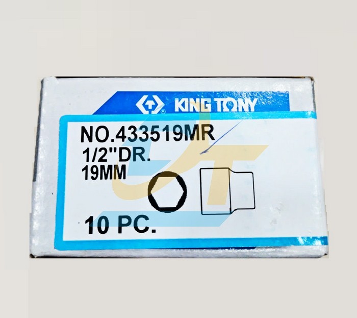 Đầu tu&yacute;p 1/2'' ra lục gi&aacute;c 9mm Kingtony 433519M  KingTony | Gi&aacute; rẻ nhất - C&ocirc;ng Ty TNHH Thương Mại Dịch Vụ Đạt T&acirc;m