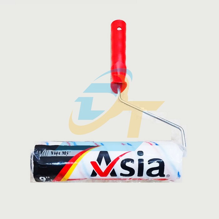 Cọ lăn 2 sọc Asia c&aacute;n đỏ Việt Mỹ 9"/23cm  VietMy | Gi&aacute; rẻ nhất - C&ocirc;ng Ty TNHH Thương Mại Dịch Vụ Đạt T&acirc;m
