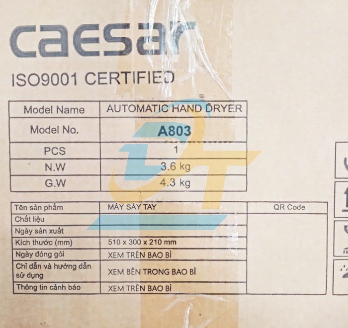 M&aacute;y sấy tay 1650W Caesar A803  Caesar | Gi&aacute; rẻ nhất - C&ocirc;ng Ty TNHH Thương Mại Dịch Vụ Đạt T&acirc;m