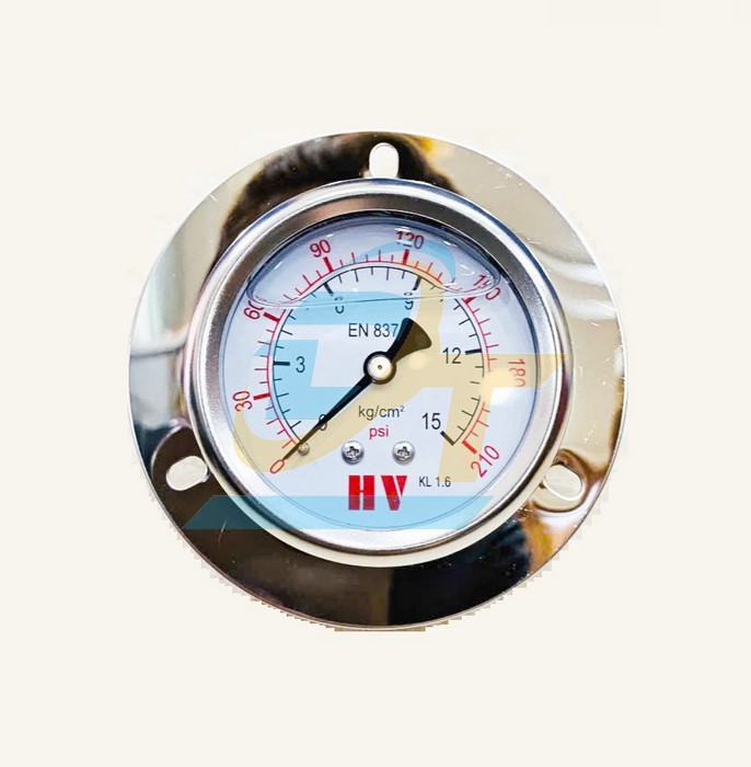 Đồng hồ đo &aacute;p suất HV 63mm 0-15kgf/cm2 (Ch&acirc;n sau ren 1/4" PT - 13mm)  HV | Gi&aacute; rẻ nhất - C&ocirc;ng Ty TNHH Thương Mại Dịch Vụ Đạt T&acirc;m