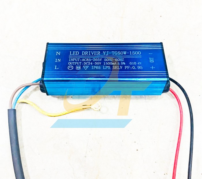 Tăng ph&ocirc; (Driver) đ&egrave;n Led 24-36V 50W YJ-TG50W-1500  China | Gi&aacute; rẻ nhất - C&ocirc;ng Ty TNHH Thương Mại Dịch Vụ Đạt T&acirc;m