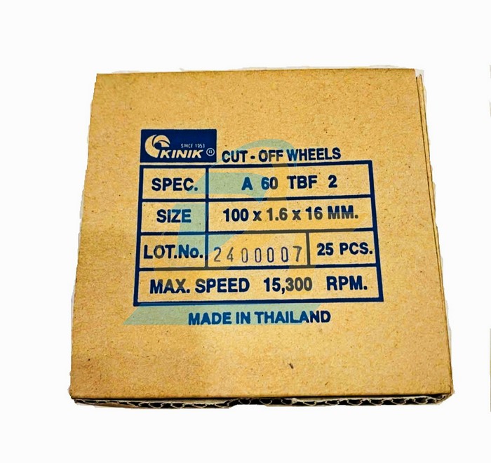 Đ&aacute; cắt Kinik 100x1.6x16mm  KINIK | Gi&aacute; rẻ nhất - C&ocirc;ng Ty TNHH Thương Mại Dịch Vụ Đạt T&acirc;m