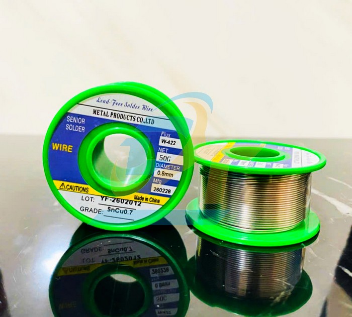 Thiếc h&agrave;n kh&ocirc;ng ch&igrave; SnCu0.7 0.8mm 50g  China | Gi&aacute; rẻ nhất - C&ocirc;ng Ty TNHH Thương Mại Dịch Vụ Đạt T&acirc;m