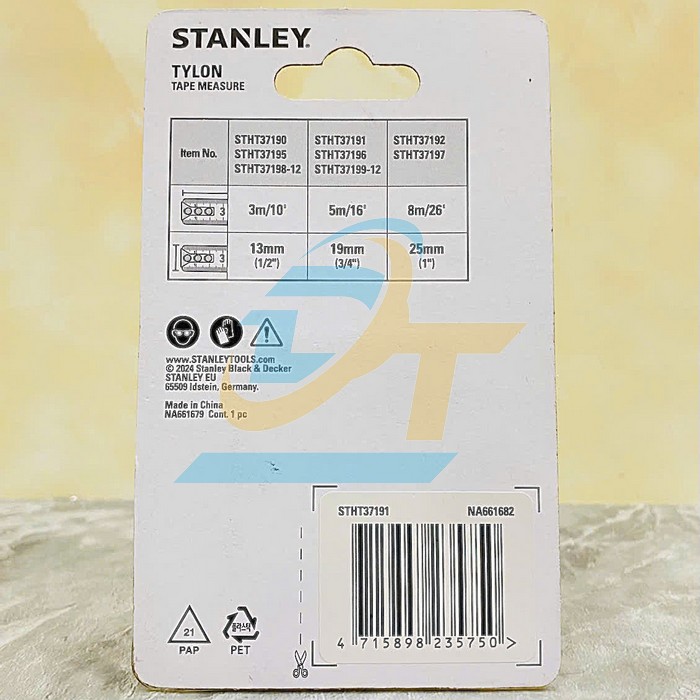 Thước cuộn th&eacute;p Stanley 5x19mm STHT37191  Stanley | Gi&aacute; rẻ nhất - C&ocirc;ng Ty TNHH Thương Mại Dịch Vụ Đạt T&acirc;m