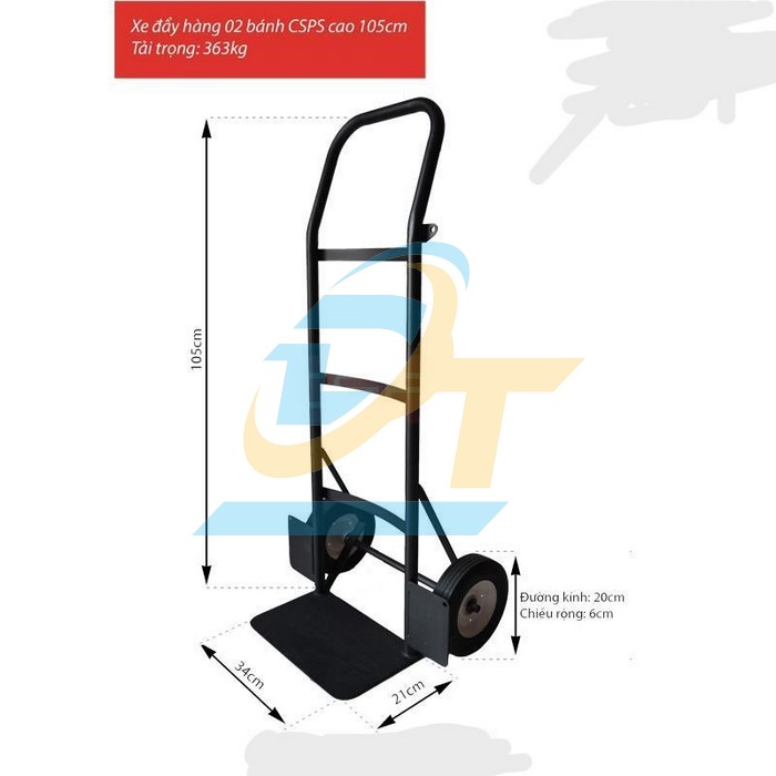 Xe đẩy h&agrave;ng 02 b&aacute;nh cao 105cm  VietNam | Gi&aacute; rẻ nhất - C&ocirc;ng Ty TNHH Thương Mại Dịch Vụ Đạt T&acirc;m